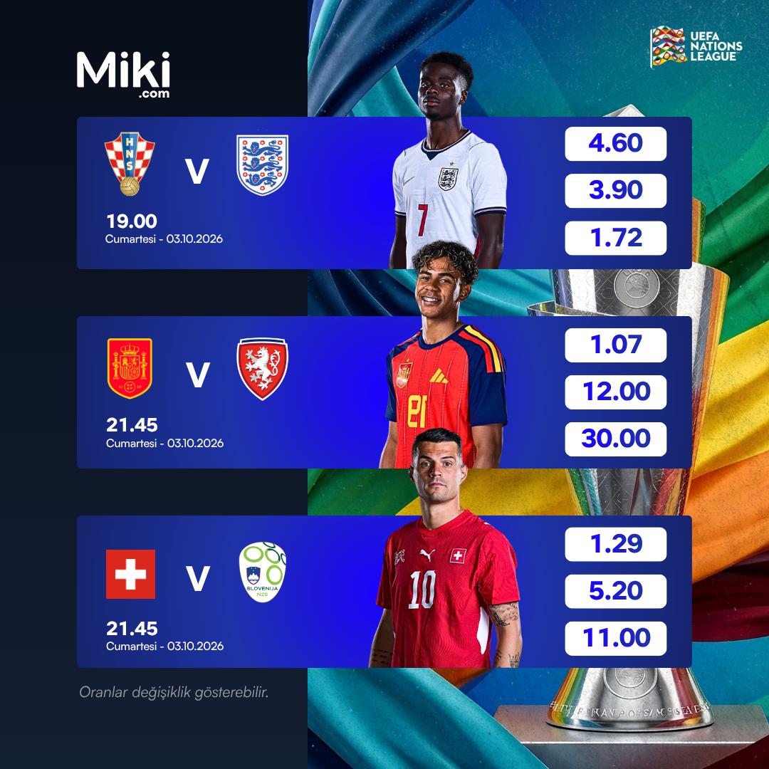 b4star3's tweet photo. 🔥 Büyük mücadeleler, futbol heyecanı ve yüksek oran fırsatları… UEFA Uluslar Ligi Miki’de! ⚽
🔗: https://t.co/N8wt8JTvPk
#BELTUR MilliTakım #Türkiye #Belçika #UEFANationsLeague #ArdaGüler #Montella #HakanÇalhanoğlu #DeBruyne #Lukaku #EdinDzeko #Ronaldo #Messi #YasinKol #TFF https://t.co/MVQM4hk66m