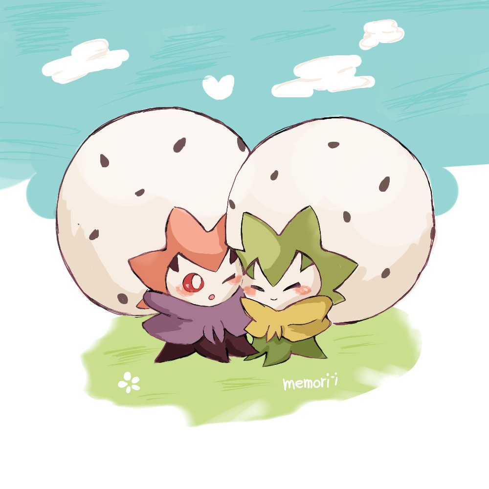 Memori_613's tweet photo. #pokemonfanart
#ポケモン絵

はよ秋になってほしいのでワタシラガ達🤍🌿 https://t.co/9NOQyWQ49D