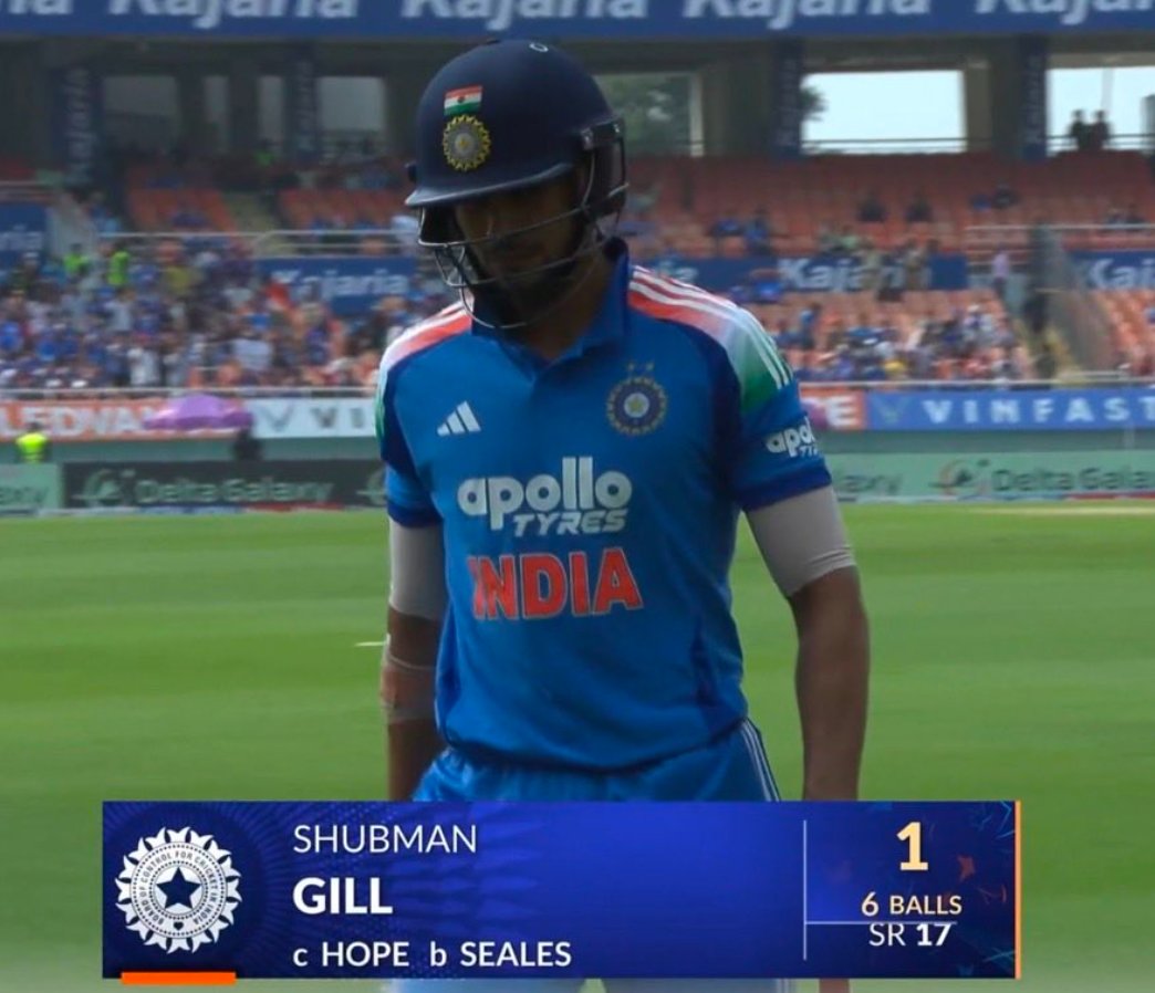 AKCricTalks's tweet photo. Shubman Gill’s blatant selfishness today proved that the 'team first' rule applies to everyone except the captain himself.🤡👎
But the law of averages finally caught up with him.

As the captain - and currently the most secure batsman with a guaranteed spot in the World Cup squad - he should have sat out today. A true leader would have benched himself to give Yashasvi Jaiswal a well-deserved chance, understanding the crucial need to test a backup opener.

The double standards are glaring: if Mohammed Siraj can sit out for two matches under the excuse of "trying out options," why does that same logic not apply to Gill? 

Today, his captaincy failed the team's long-term interests.