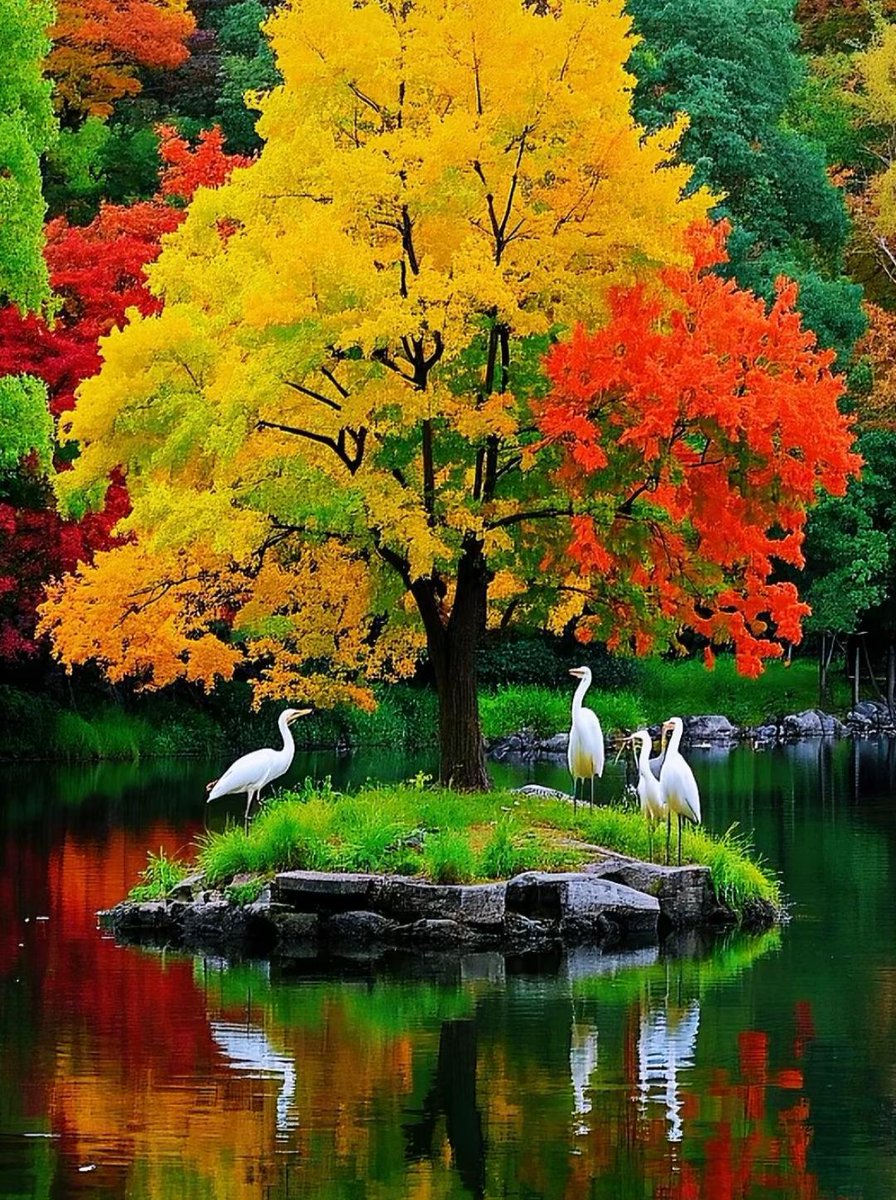 NancyHarpeybud's tweet photo. Just walked outside and was greeted by crisp autumn air with golden leaves drifting down  Can’t beat this perfect fall afternoon!， https://t.co/4HfIw9kQYS