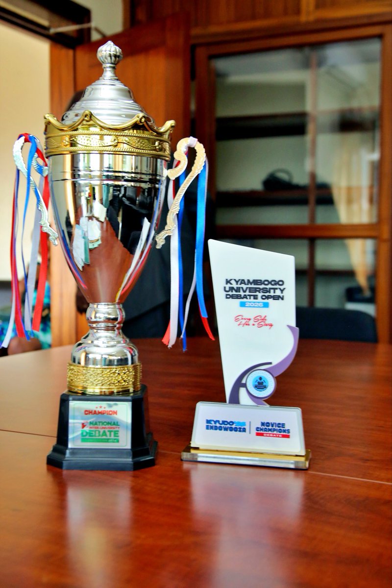 EliKatunguka's tweet photo. I wish to thank the debating students @kyambogou for winning the inter-university debating championship. They defeated 12 universities with the host Makerere emerging second. Well done. These are very bright young people largely in the sciences. https://t.co/Cylv6PRjZL