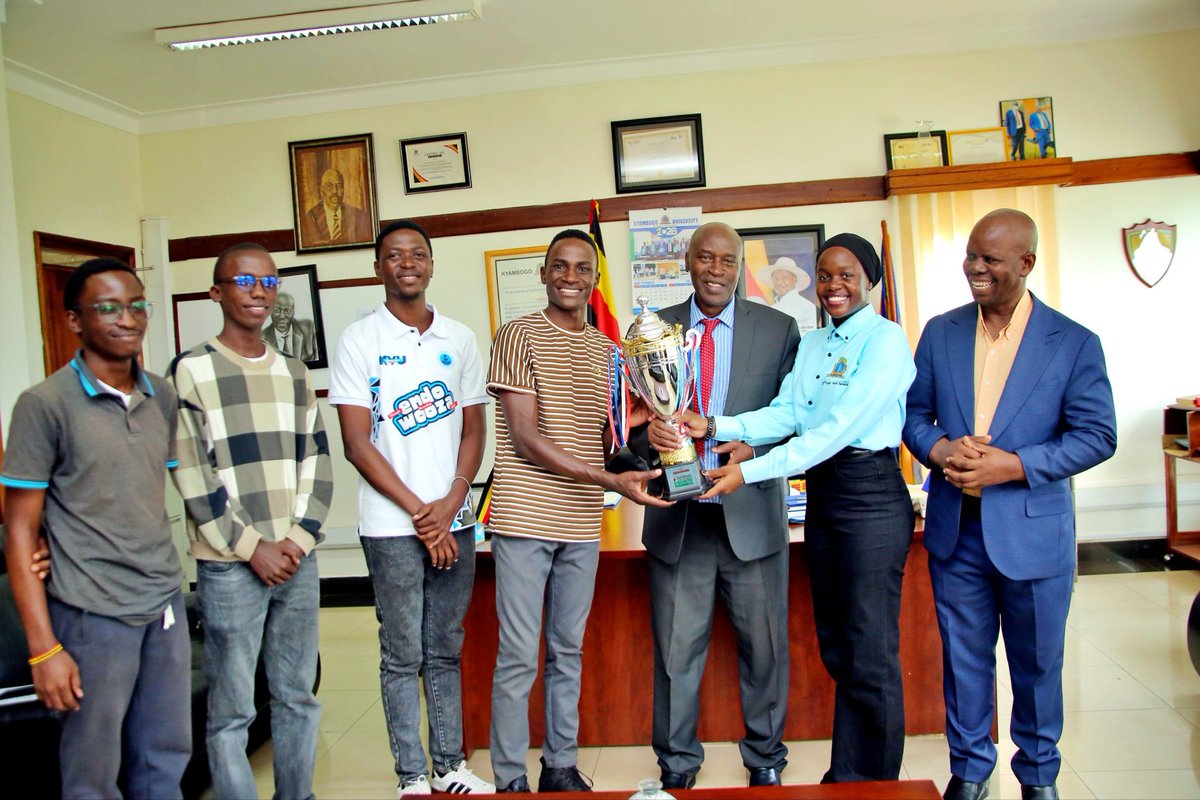 EliKatunguka's tweet photo. I wish to thank the debating students @kyambogou for winning the inter-university debating championship. They defeated 12 universities with the host Makerere emerging second. Well done. These are very bright young people largely in the sciences. https://t.co/Cylv6PRjZL