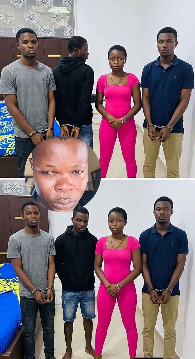 DanielofTruth's tweet photo. See the faces of those boys who carried the girl for a hookup. After discovering that she had a chronic inf**ti*n, they recorded her and posted the video on social media.

Kudos to the Nigerian Police, for acting fast https://t.co/8Bj3HTVb8N