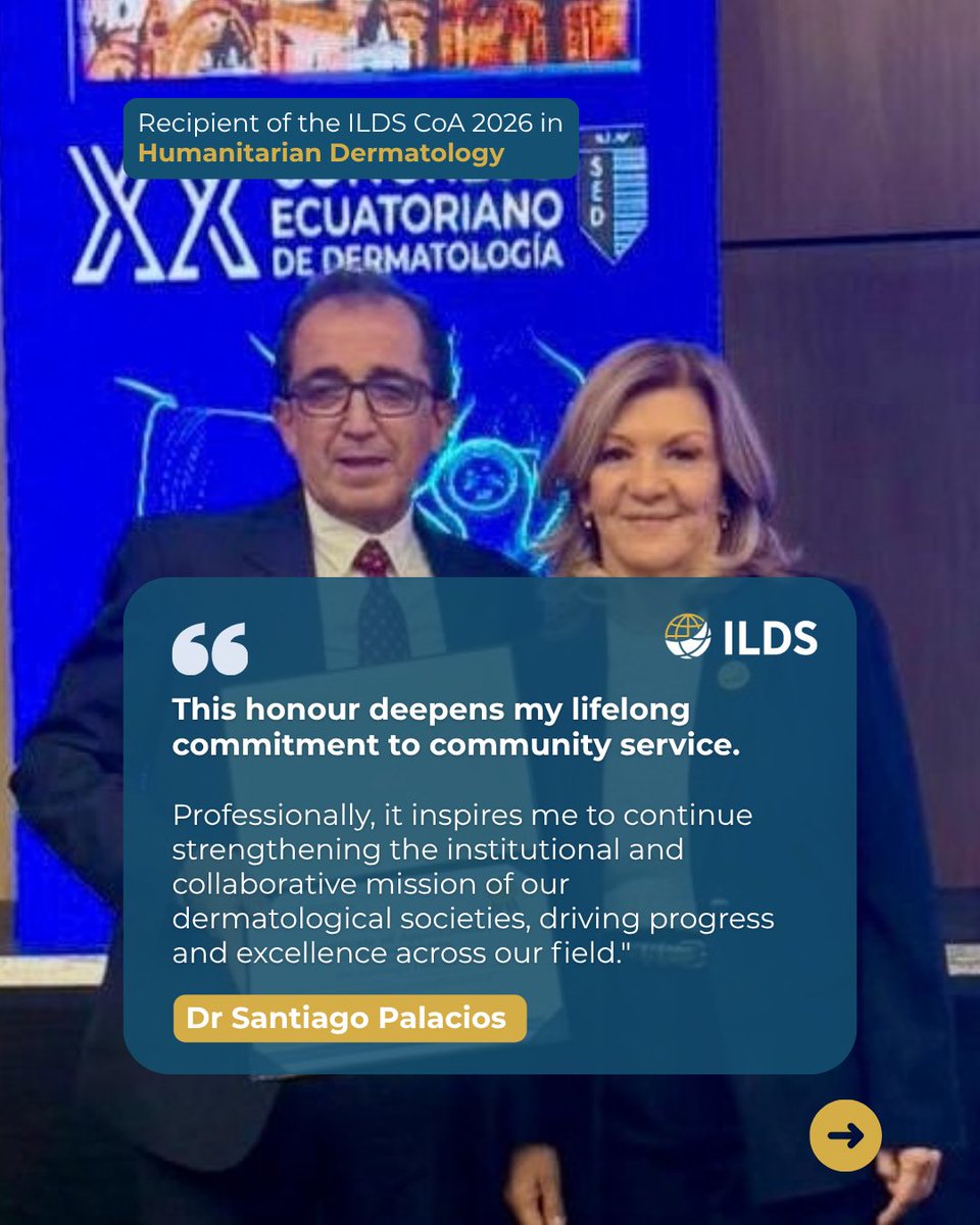 ILDSDerm's tweet photo. 🌍 Recently presented with an ILDS Certificate of Appreciation, three recipients reflect on what this recognition means to them and the communities they serve.

Nominations for the 2027 ILDS Certificate of Appreciation are now open - Deadline: 31 October 2026, 23:59 GMT https://t.co/mwpfmt5Zbb