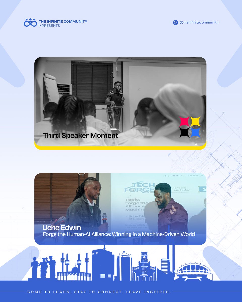 _techforge's tweet photo. Last year gave us moments we're still talking about

From powerful conversations and lessons to unexpected connections and those little "I'm glad I came" moments, TechForge 2025 was more than just a tech event.

And now, we're ready to take it BIGGER! From 150 straight up to 600 BUILDERS AND TECHIES.

TechForge 2026 is happening December 5th at The Zone, Gbagada, Lagos.

600+ builders. 10+ speakers. One full day of learning, connecting and building.
Were you there last year?

Get your ticket through the link in our bio o