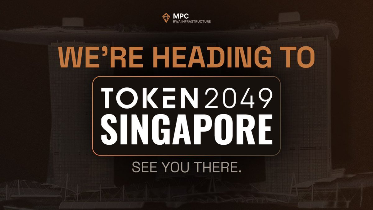 MPC_Global_X's tweet photo. 🇸🇬 GLOBAL MPC IS HEADING TO TOKEN2049 SINGAPORE!

We’re excited to be joining @token2049 Singapore and connecting with builders, investors, institutions, and teams shaping the future of RWA, blockchain, mining, and tokenization.

If you’d like to meet our team, search “Dashnyam Jargalsaikhan” on the TOKEN2049 app and feel free to send a meeting request.

We’d love to connect, exchange ideas, and explore potential opportunities together.
See you in Singapore! ⛏️🇸🇬

#MPC #TOKEN2049 #TOKEN2049Singapore #MiningRWA #RWA #Web3 #Blockchain