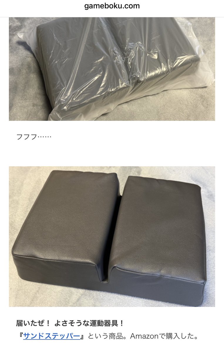 gamebokusan's tweet photo. 歩かないゲーマーを救うかもしれない運動グッズを手に入れた https://t.co/0kX0IBHhrC