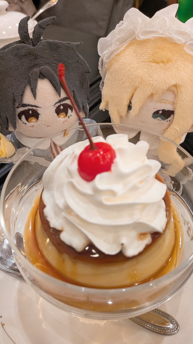 tuki42ii's tweet photo. 固めのプリンですよ！ぼっちゃん！ https://t.co/ls3M9tTMlo