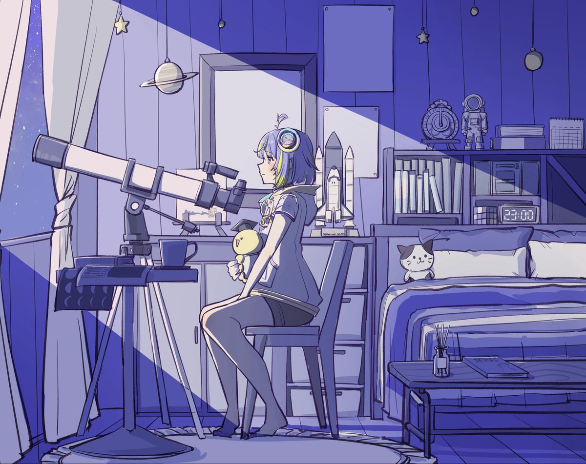 turihaaa's tweet photo. 天体観測🔭
#SopiArt https://t.co/JSyQHsmdnc