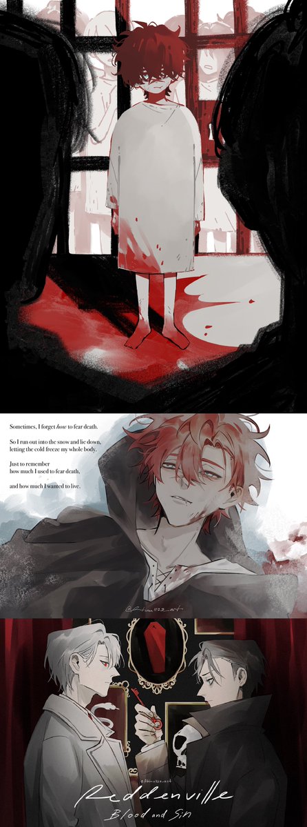 Rtima1123_art's tweet photo. #Reddenville - Blood and Sin 🩸🦇 ⚰️ https://t.co/h2sPjgIhZS