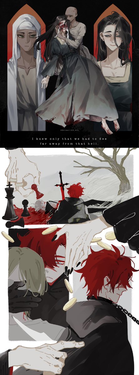 Rtima1123_art's tweet photo. #Reddenville - Blood and Sin 🩸🦇 ⚰️ https://t.co/h2sPjgIhZS