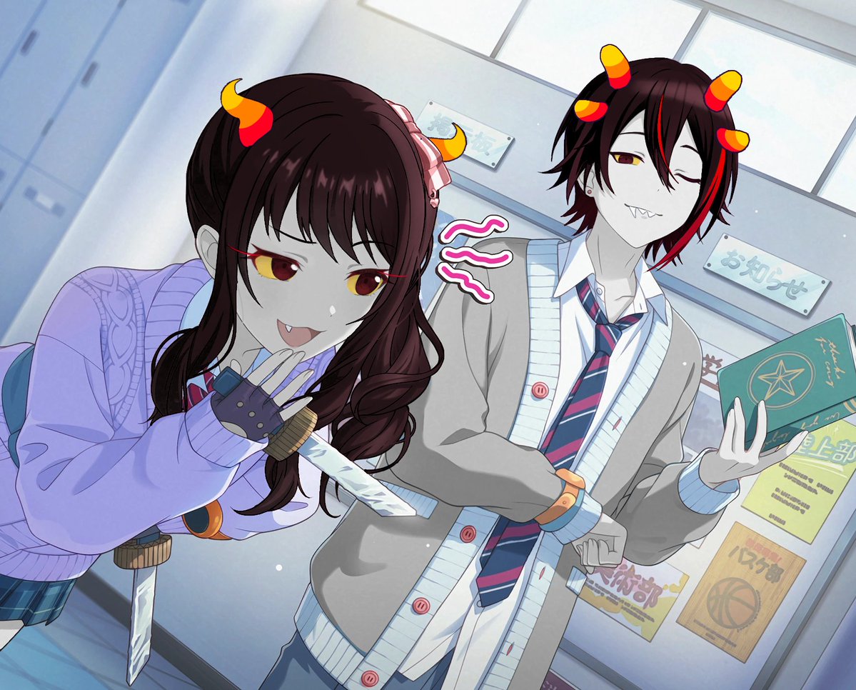 trollkito's tweet photo. mizuki and ruuyie are both mutants! https://t.co/O95LZLT6fN