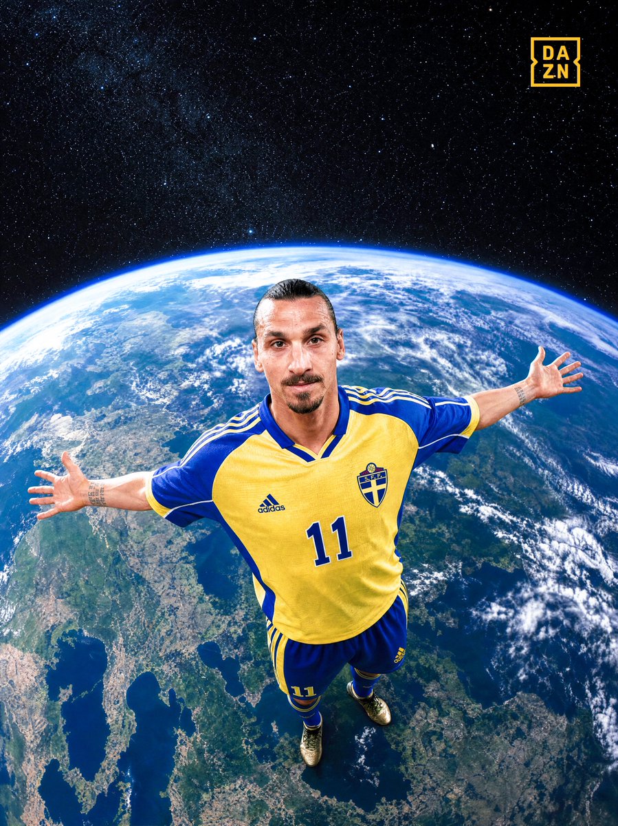 DAZNFootball's tweet photo. 😎 MASTER OF THE WORLD

4⃣0⃣5⃣ goals in 6⃣3⃣7⃣ matches for 9⃣ clubs 🌍

6⃣2⃣ goals in  1⃣2⃣2⃣ appearances for one flag 🇸🇪

3⃣2⃣ trophies in  5⃣countries 🏆

A personality like no other.

Zlatan doesn't have happy birthdays. Days are happy to have Zlatan.

#InternationalFootball https://t.co/liQQtSmvb3