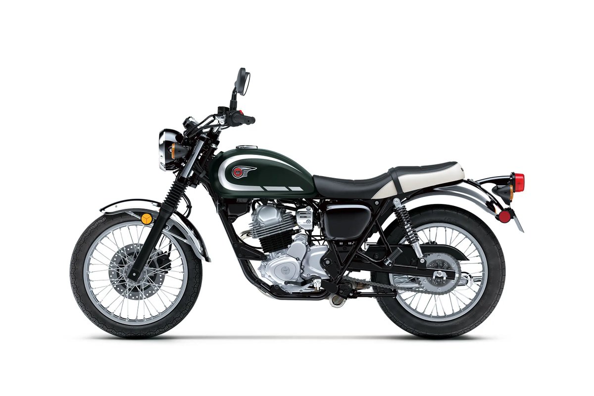 WorldOfCarsIND's tweet photo. @Kawasaki_News Key specs of the Kawasaki W230:
• 233cc air-cooled single-cylinder engine
• 18 hp @ 7,000 rpm
• 18.6 Nm @ 5,800 rpm
• 6-speed gearbox
• 143 kg kerb weight
• 745 mm seat height
No major mechanical changes for 2027.
#RetroMotorcycle #WorldOfCars https://t.co/1G0BMIShSL