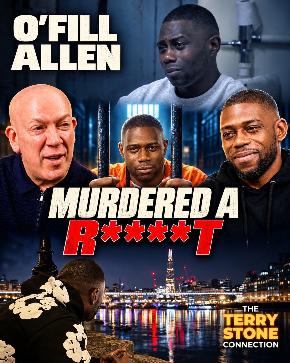 TerryStone's tweet photo. This weeks guest on @TerryStonePod is Ofill Allen who murdered a grapist &amp; got a life sentence this is an unmissable episode out now wherever you listen to your podcasts 🎧
Listen here: https://t.co/0OOVr07naS

#bangedup #terrystone #murderer #truecrimepodcast #truecrimestory https://t.co/lJMWEszg9z