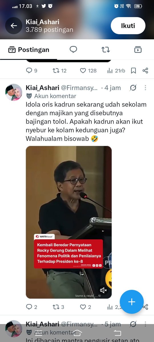 JabalMak2837's tweet photo. @powppowww @Firmansyah_1976 Baca postingan itu babi https://t.co/5c3eZ1oZyq