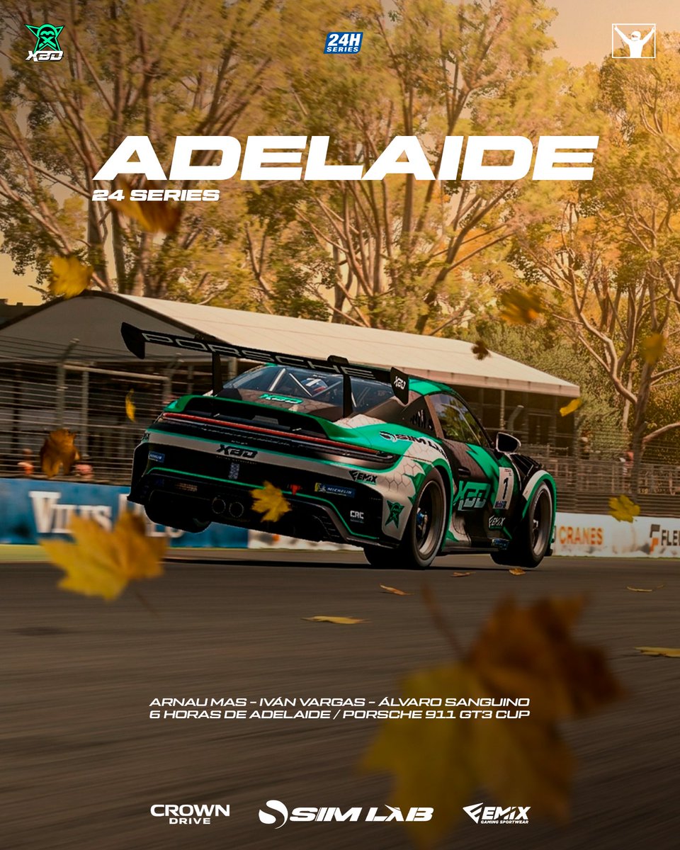 xbdracing's tweet photo. A new round of the #24hSeries is coming up. Six very demanding hours lie ahead, where we’ll have to fight for every tenth.

📍 Adelaida
🚗 Cup 992.2 &amp; GT4 Cayman
⌛ 15:30 aprox
📹 https://t.co/tt7BYEOywE
📹  https://t.co/v3FqPb9S9j

Let’s go! 🔥🏁

#GreenPower #SimLab #CrownDrive https://t.co/8wZtBFIE5L