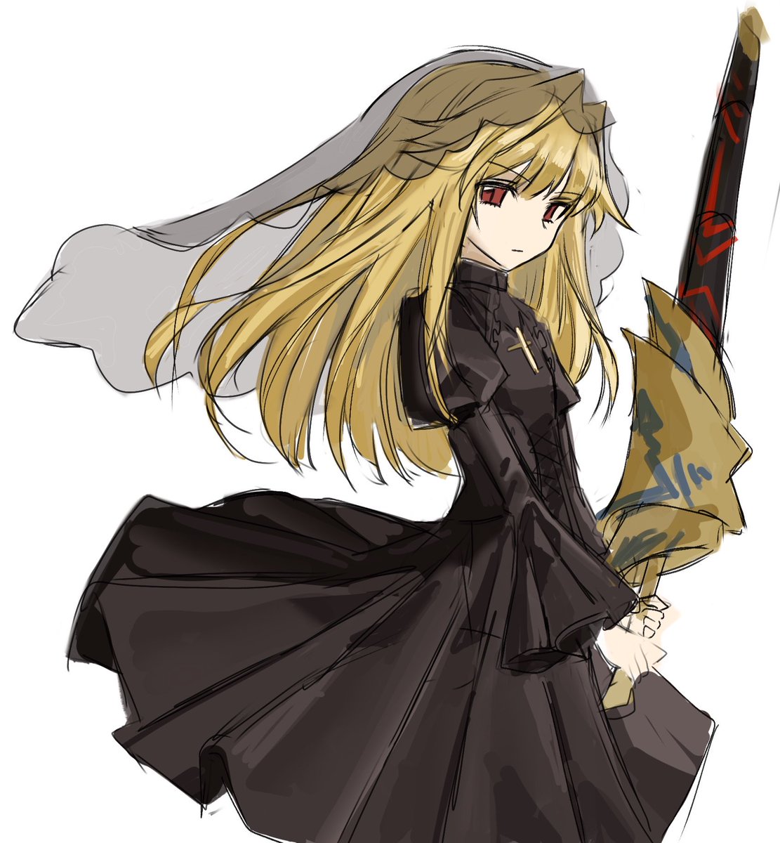 eew4a's tweet photo. 姫ギルのラクガキ https://t.co/t1VtBieIvd