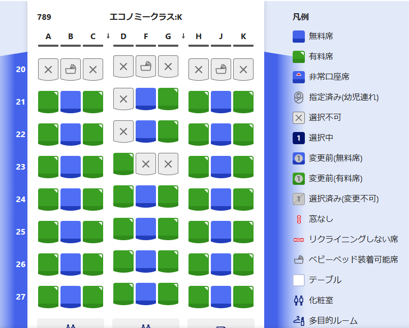 sararegi's tweet photo. ANAの平SFCとJALの平JGC、どっちも上級会員扱いだけどANAは座席指定がほとんど有料、JALはバルク席や非常口座席も無料で指定可能。
そのうちJALも有料に変わりそうだけど、こういう所を見てもANAは軽い扱いだなって思うんだよなぁ。
でもこれSFC PLUSでも無料指定できなさそうなんだよな https://t.co/O64k2GIO28
