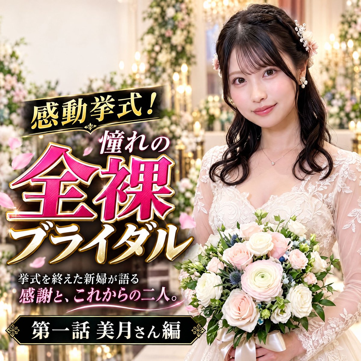 mousoueizouk's tweet photo. 感動挙式！憧れの全裸ブライダル第一話【美月さん編】人生で一度きりの特別な一日。
挙式を終えた新婦さんが、カメラの前で今の気持ちを語ります。

https://t.co/xzcXUNMpiF https://t.co/aIvBjGQXTl