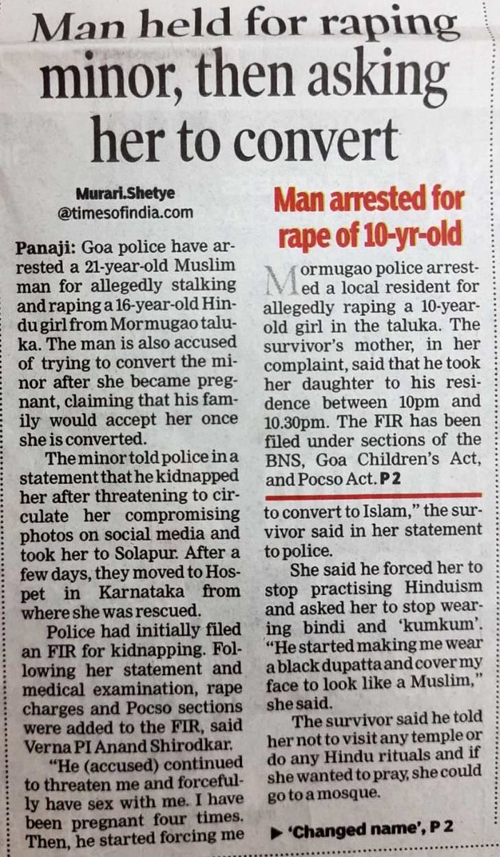Ramesh_hjs's tweet photo. Love Jihad now in GOA ?

@Goa_Police needs to investigate the alleged racket involving “fake Aadhaar cards” operating in Goa. There is also an urgent need for an anti-conversion law in Goa.

#LoveJihad #Goa #Conversion 

@DrPramodPSawant @HMOIndia @OriginalGoan @rajendraarlekar @shripadynaik @PrinceArihan