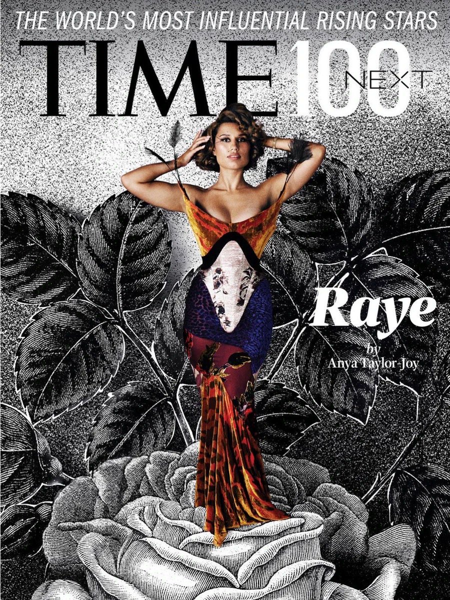 anyafolders's tweet photo. Anya Taylor-Joy wrote her friend and singer Raye a lovely tribute for her TIME Magazine cover:

“Raye is exactly that—a ray of sunlight. Warmth and depth radiate from her, both in person and through that extraordinary voice… I was lucky enough to watch my friend perform at Glastonbury, and seeing her infectious spirit lift thousands of people into a collective reverie was one of those moments I'll never forget.”