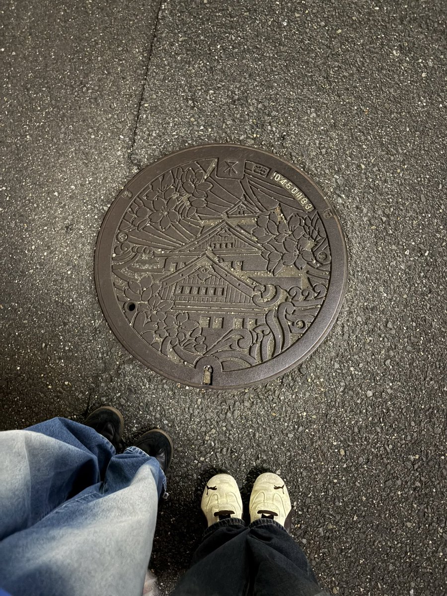 6jnjk's tweet photo. マンホールの蓋って場所ごとに違う柄で面白い https://t.co/ike1bqfF2j