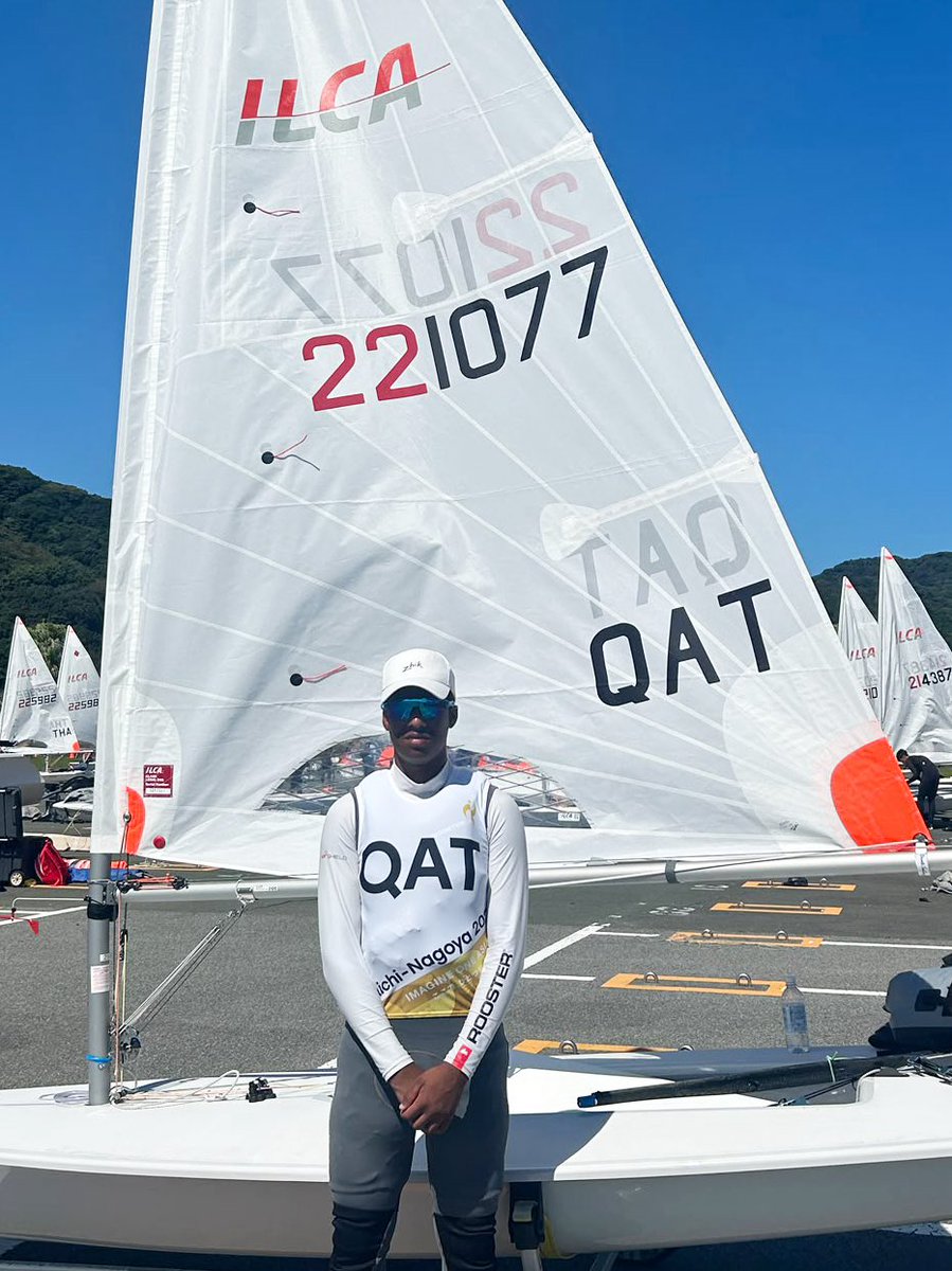 qatar_olympic's tweet photo. جانب من مشاركة أدعم الشراع ثاني شمس في دورة الألعاب الآسيوية آيتشي–ناغويا 2026 🇶🇦⛵️

Team Qatar sailor Thani Shams in action at the Aichi-Nagoya 2026 Asian Games 🇶🇦⛵️

#WeAreTeamQatar
#كلنا_الأدعم
#AichiNagoya2026
#AsianGames2026
#ImagineOneAsia https://t.co/ZW8lNmXmoK