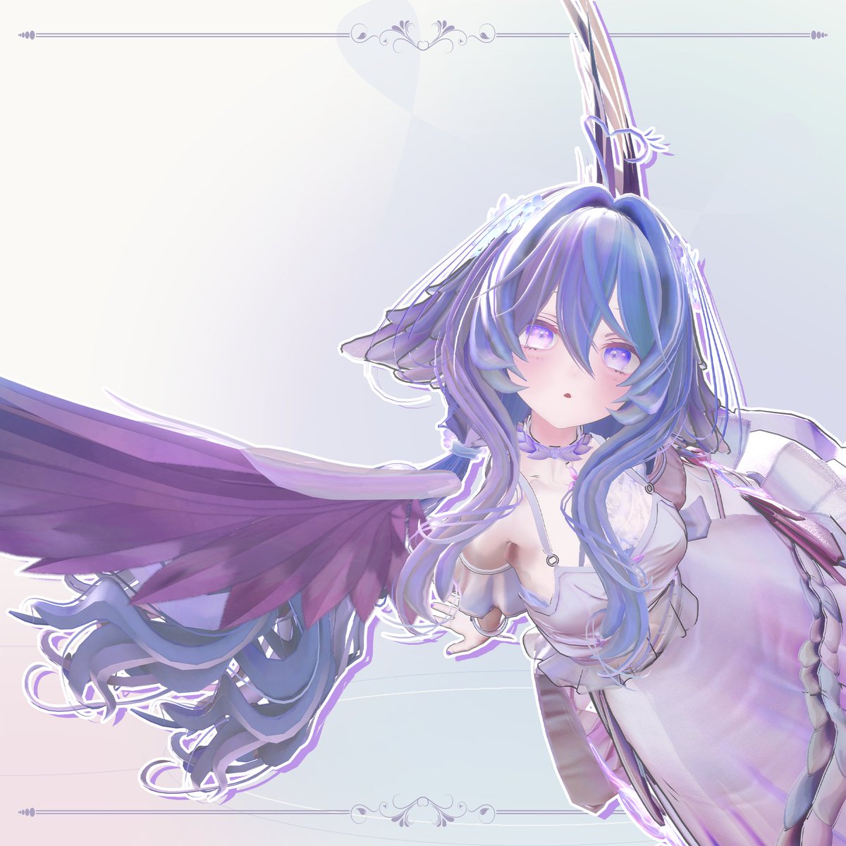 ikura_cube's tweet photo. VRChat想定オリジナル3Dモデル  『たゆた -Tayuta- 』  販売開始日の10月10日0時まで発売記念キャンペーンを開催中！ フォロー+本文をリツイートで抽選で3名様にプレゼント！  BoothのLikeが200ごとに1名追加もあります！ BoothのURLはリプ欄に https://t.co/gUncUGGrMU