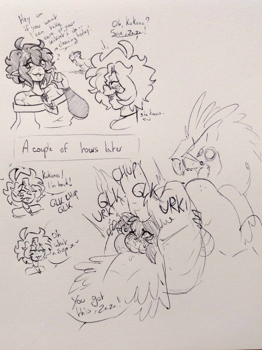 HorniBaguette's tweet photo. Zalya wants to take care of Kukuna for Naga

Well
"Care" https://t.co/WO7JyBKyRz