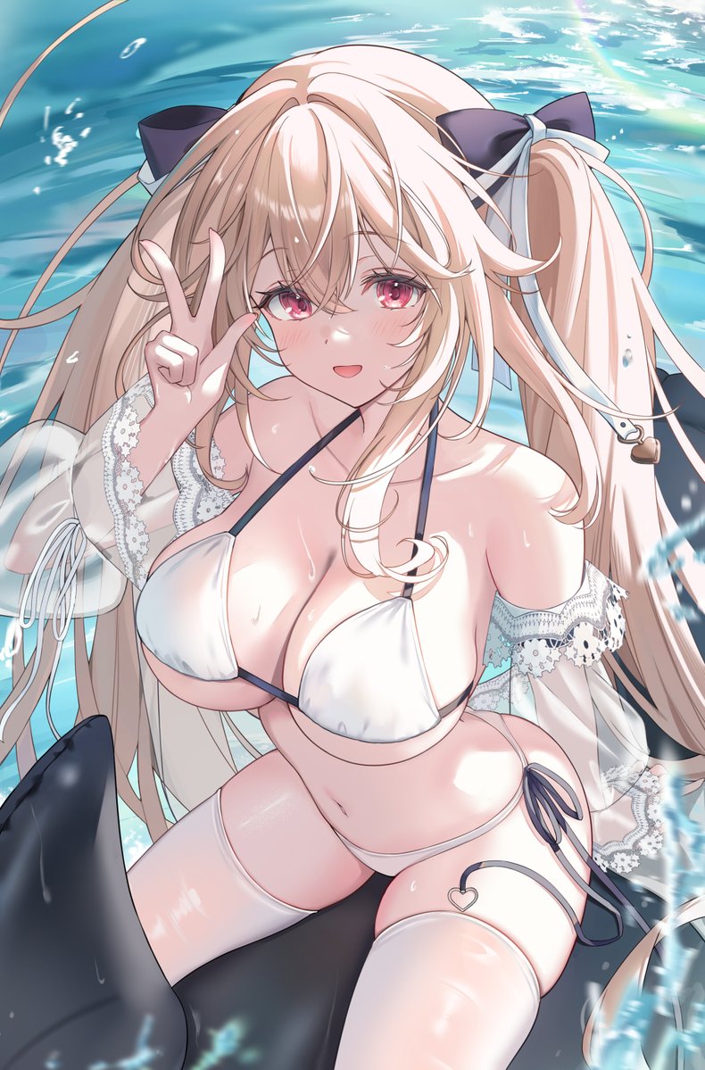 sora_01o's tweet photo. 水着アンカレッジ
#アズールレーン　#AzurLane https://t.co/JkL3HvdiJv