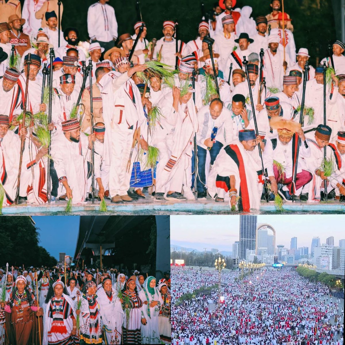 AdanechAbiebie's tweet photo. This year’s #HoraFinfinneIrreecha Festival concluded peacefully and joyfully, celebrating our rich cultural heritage, traditions, and shared values.

On behalf of myself and the #AddisAbaba City Administration, I extend my sincere appreciation to the people of Addis Ababa for their warmth and Ethiopian hospitality, and to the Abba Gadas, Haadha Siinqees, Fooles, security personnel, leaders, and partners whose contributions made the celebration meaningful and successful.

May God bless #Ethiopia and its people.
