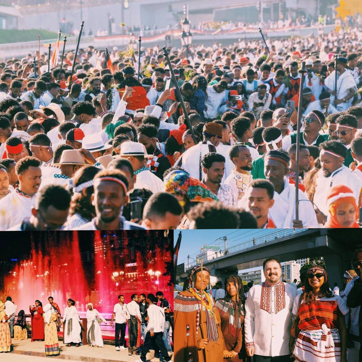 AdanechAbiebie's tweet photo. This year’s #HoraFinfinneIrreecha Festival concluded peacefully and joyfully, celebrating our rich cultural heritage, traditions, and shared values.

On behalf of myself and the #AddisAbaba City Administration, I extend my sincere appreciation to the people of Addis Ababa for their warmth and Ethiopian hospitality, and to the Abba Gadas, Haadha Siinqees, Fooles, security personnel, leaders, and partners whose contributions made the celebration meaningful and successful.

May God bless #Ethiopia and its people.
