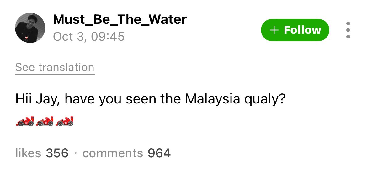 enhypenweverse's tweet photo. [ #제이's Reply ] 261003

OP: Hii Jay, have you seen the Malaysia qualy?
🏎️🏎️🏎️

🐈‍⬛: nooo
🐈‍⬛: I was doing a rehearsal🥲
🐈‍⬛: can someone tell me the results..?🥲
🐈‍⬛: O
🐈‍⬛: MY
🐈‍⬛: GOD
🐈‍⬛: max on pole....

@ENHYPEN_members @ENHYPEN #ENHYPEN #엔하이픈 #JAY https://t.co/bJTr1ZiJUV