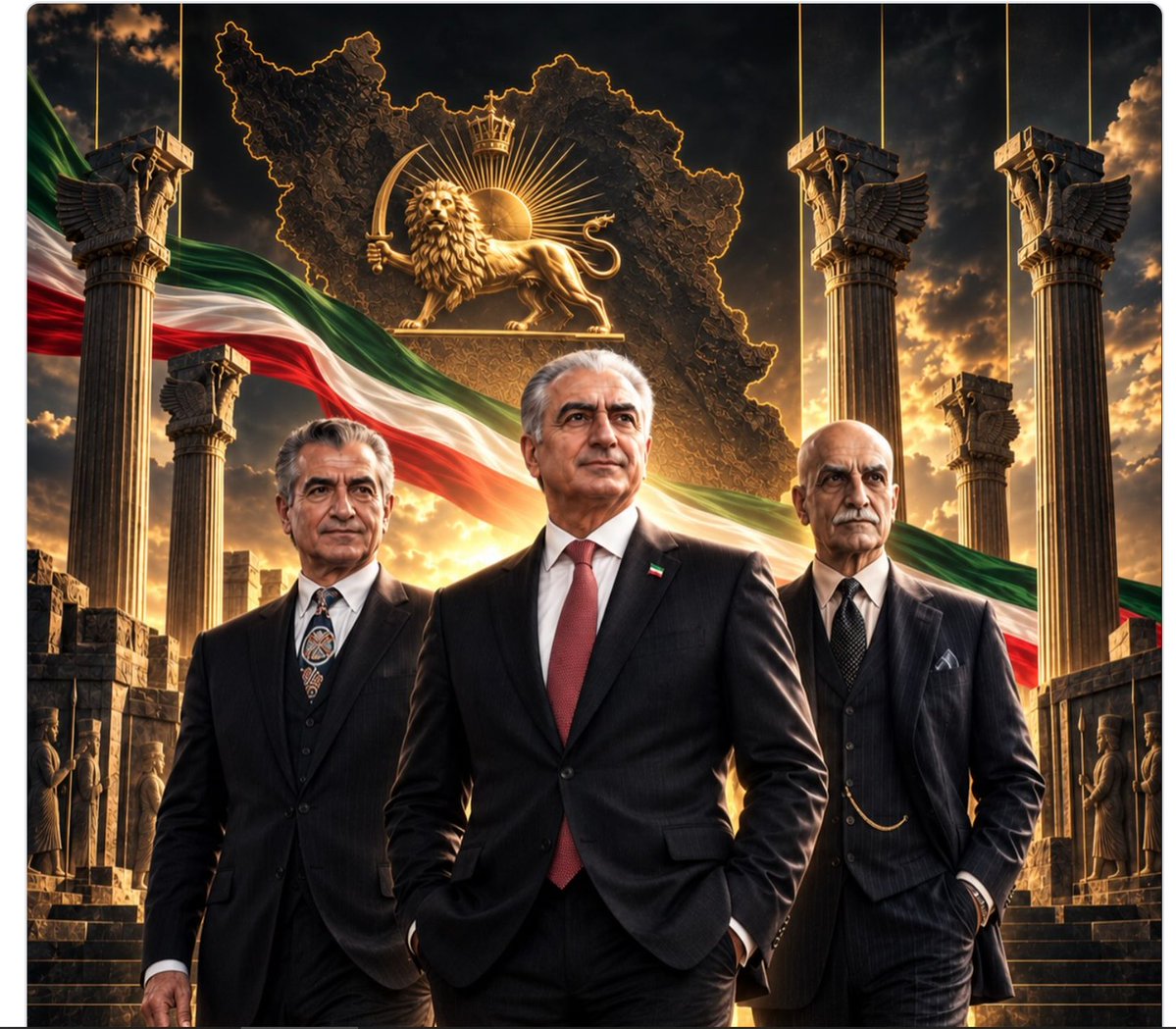 PahlaviahoraeeP's tweet photo. #شاهنشاه_رضا_پهلوى در شاهنامه ضحاک کشته نمی شود و در دماوند کوه به بند کشیده می شود علی خامنه ای را ضحاک زمانه» نامید و نوشت اما در روزگار ما ضحاک زمانه علی خامنه ای سرانجام به زیر خاک کشیده شد.
#JavidShah‌‌‌‌‌ https://t.co/kIccWj5EDo