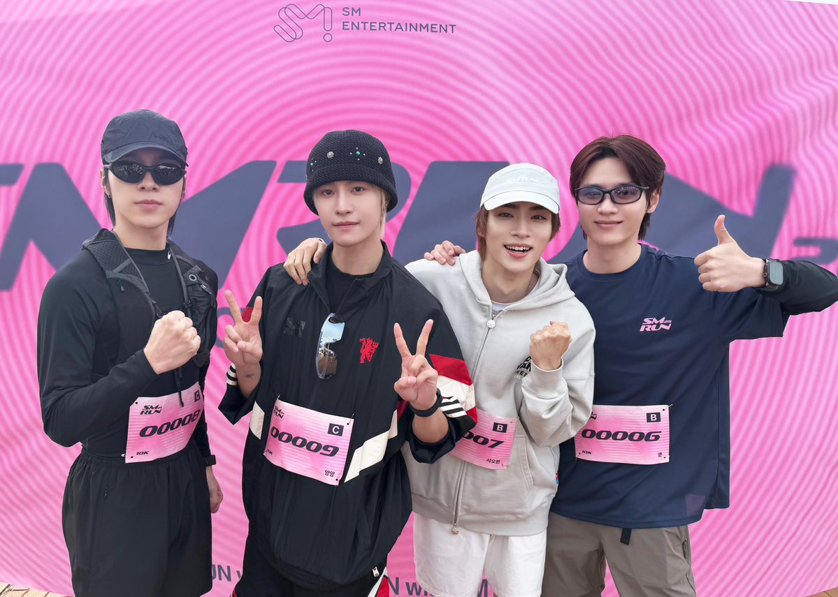WayV_official's tweet photo. WayV at SMTOWN RUN CLUB 26 🏃

#WayV #威神V 
#SMTOWNRUNCLUB
#SMTOWNRUNCLUB26 https://t.co/UyQ1J2OukZ