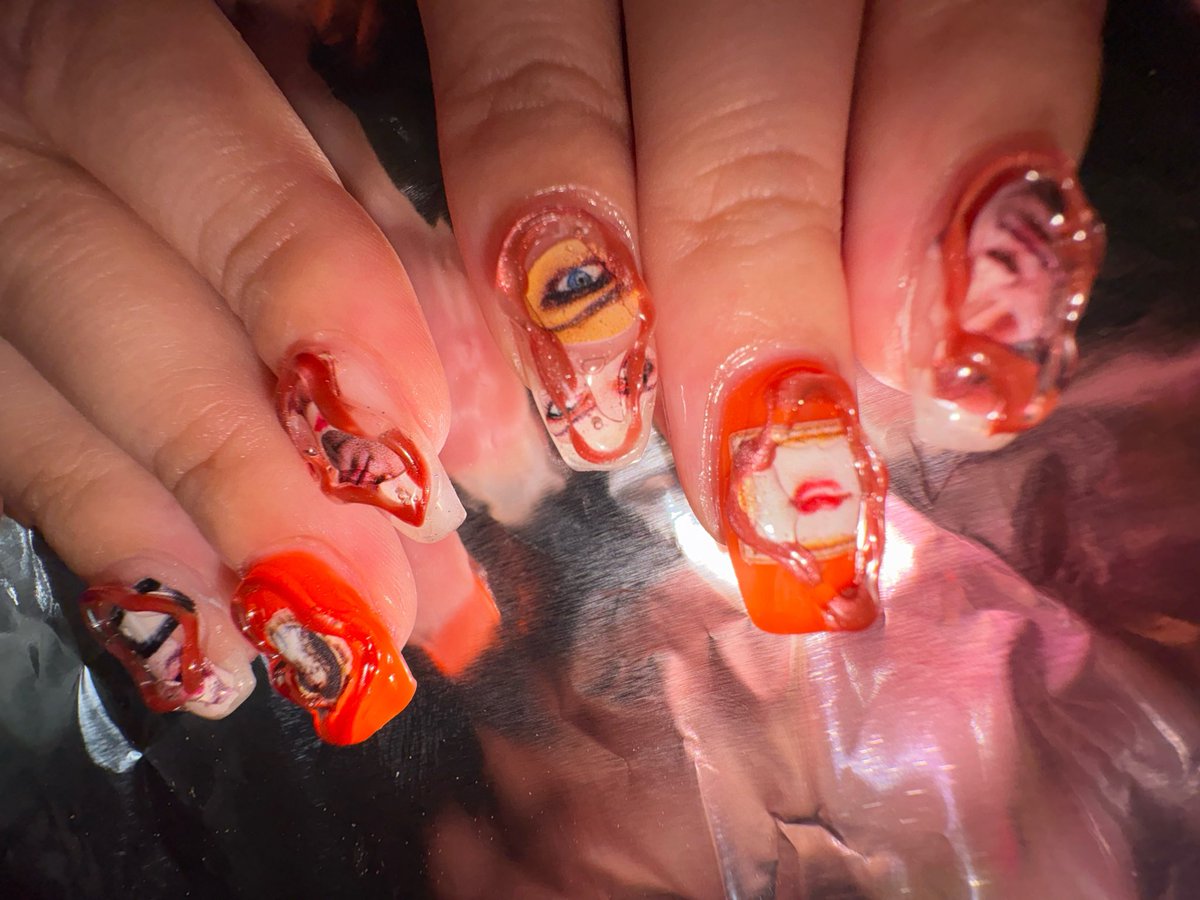 nen_nail's tweet photo. 🟠🟠🌚Halloween🌚🟠🟠

꧁  ꧂ご予約受付中꧁  ꧂
https://t.co/PC1Fs9u0yL

担当:ちねん

 #念ネイル https://t.co/Win5s33Hc3