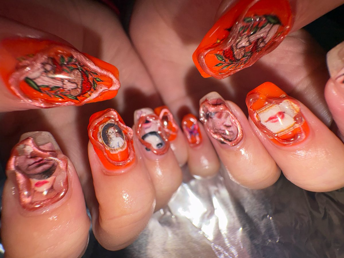 nen_nail's tweet photo. 🟠🟠🌚Halloween🌚🟠🟠

꧁  ꧂ご予約受付中꧁  ꧂
https://t.co/PC1Fs9u0yL

担当:ちねん

 #念ネイル https://t.co/Win5s33Hc3