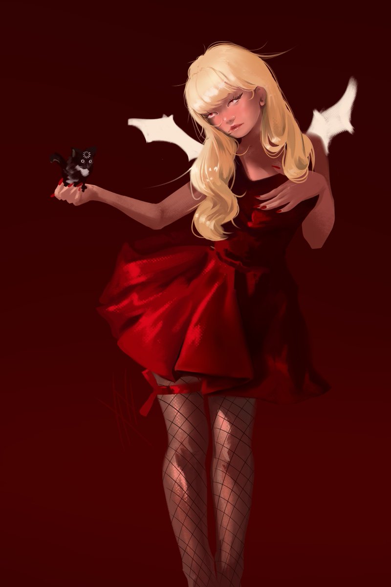 fanny_faber_'s tweet photo. Finished the art with vampire 
#vampire #art #girl https://t.co/J5aFdgqdv1