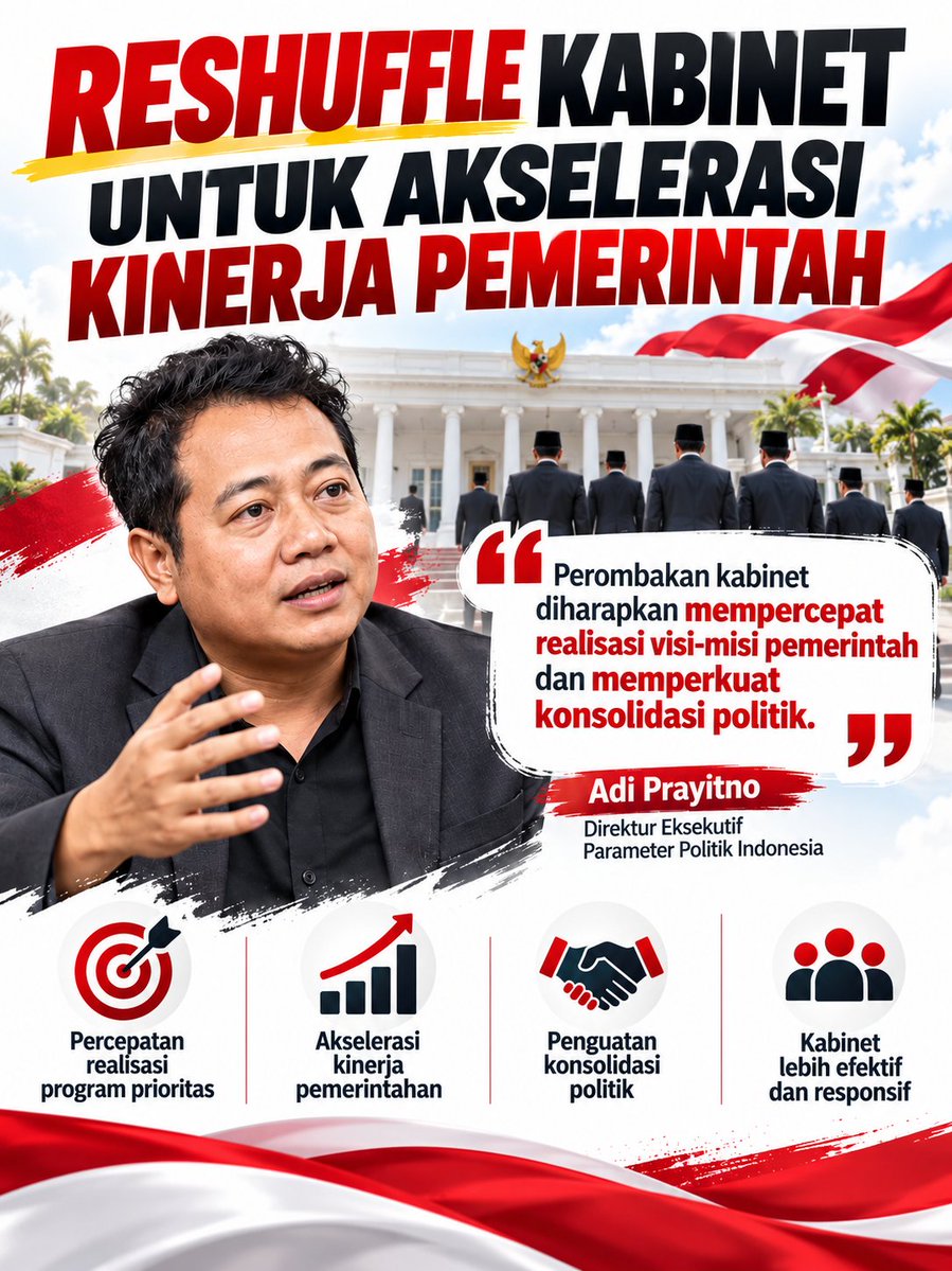luludarauta's tweet photo. bagus banget langkah konsolidasi pemerintahannya https://t.co/sBUjVEb4vz