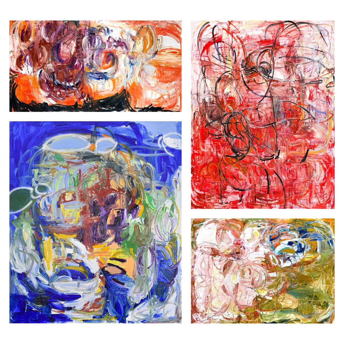 paranoidhill's tweet photo. Paintings from earlier this year https://t.co/Q1odv6riK3