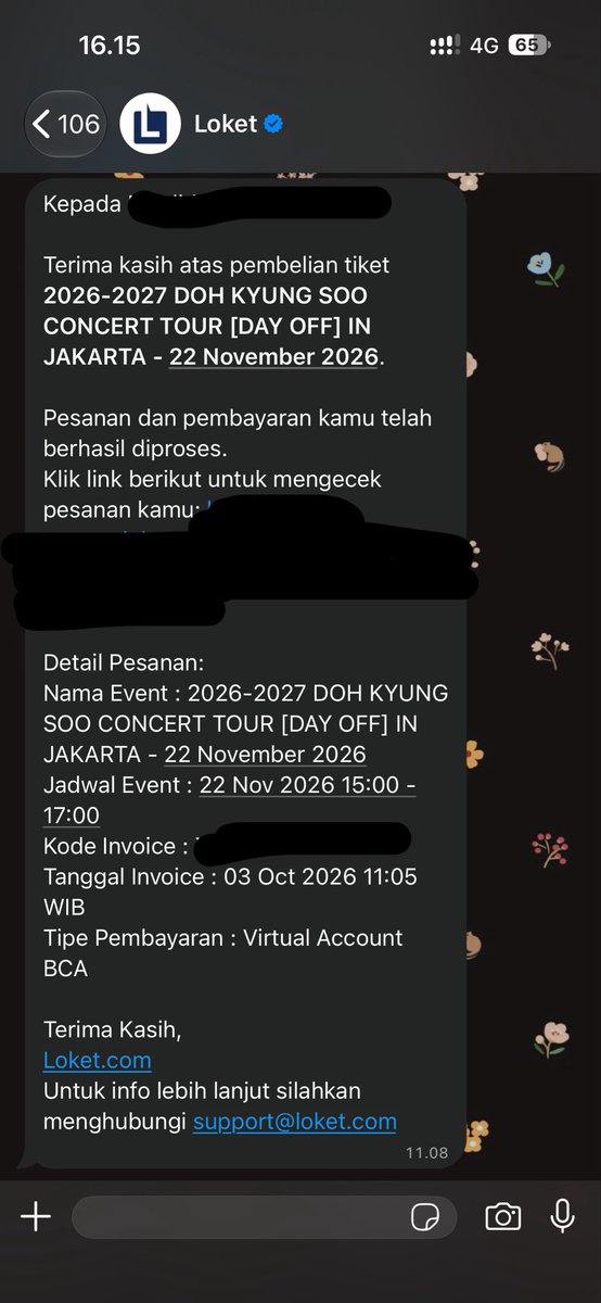 mchksoo's tweet photo. WTS Doh Kyung Soo Day Off Jakarta CAT 1B
harga normal + fee jaswar 400k yaa
aku jaswar di @getyourtixhere_ jadi trusted yaa guys amannn
alasan mau upgrade special package day🥹 https://t.co/S7ROrBNP6v