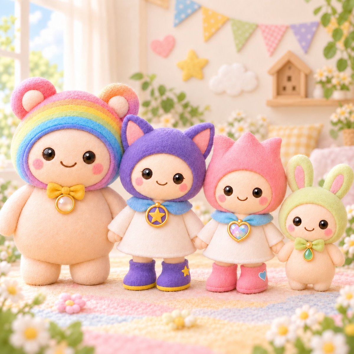 yoshinon_world's tweet photo. Xはじめました🌷
「よしのんのちいさな世界」です。
よしのんと仲間たちのLINEスタンプを中心に、
キャラクター作品を作っています。
できあがった作品や、よしのんたちの日々を
こちらでも少しずつ紹介していきます☺️
よろしくお願いします🌷 https://t.co/k9JrvQyrC2