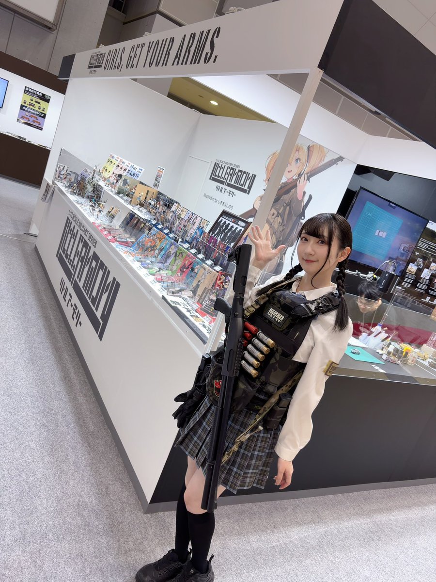 aya_aya816's tweet photo. ホビーショー歩哨当番1日目！無事に終了しました✨

#リトルアーモリー #ARSENIA コーナーに来てくださった皆様ありがとうございました☺️#舞台リトアモ の展示もどどどんと！間近で見ることができますよ👀明日もお待ちしております🫶

#全日本模型ホビーショー
#リトアモ https://t.co/OtfLYdHFHC