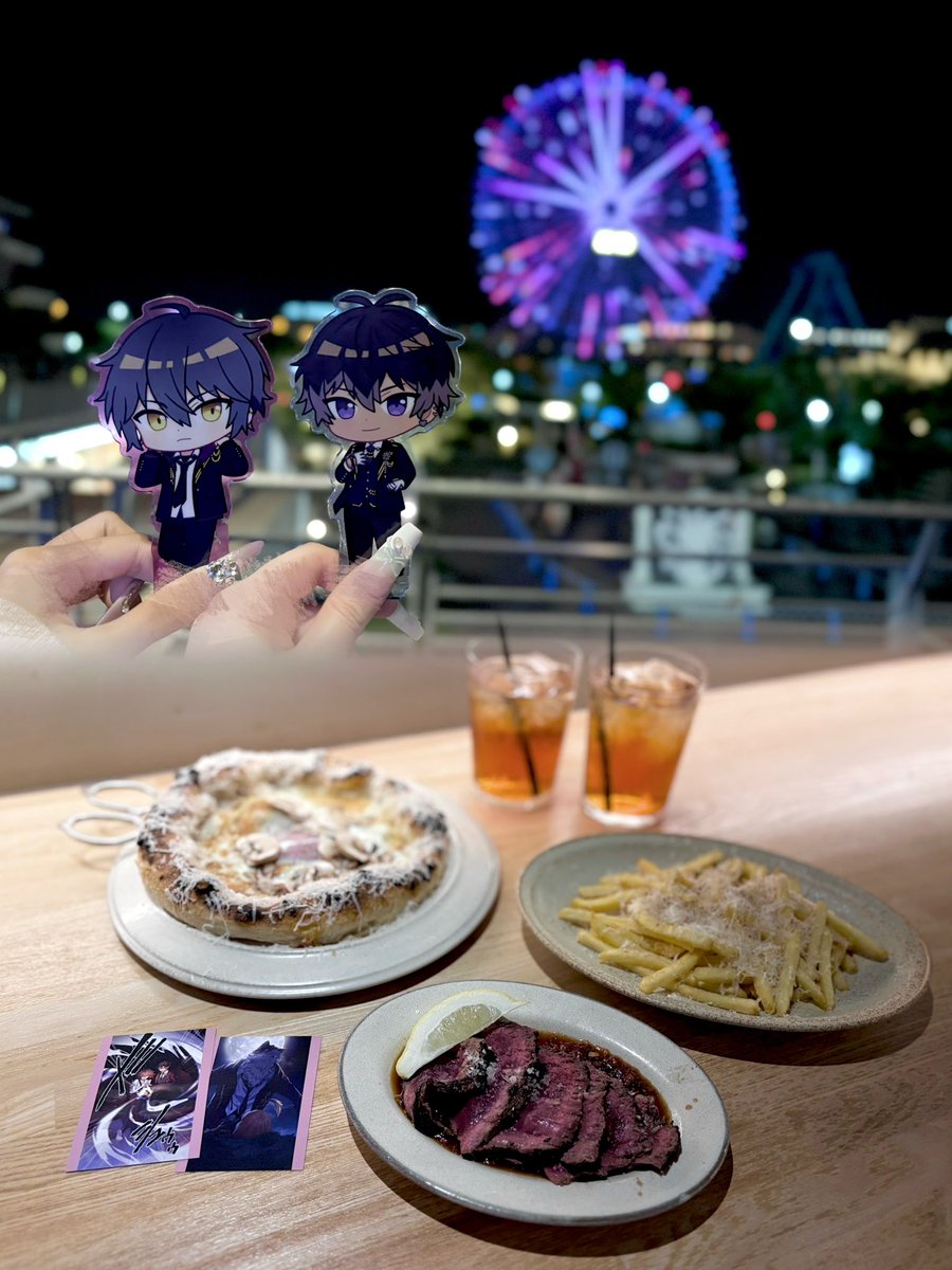 mmnqkl's tweet photo. めちゃくちゃ美味しいピザ食べてきた🍕⭐️
卵とろとろで生地もモチモチでペロッと食べれた😋💞💞牛肉のビステッカも一緒に食べたらいいアクセントになって美味しかった(  ᵒ̴̷͈ωᵒ̴̶̷͈ )✨
その後みなとみらいの夜景見にいった🎡⟡.*

📍 oar / みなとみらい https://t.co/WANNaioQ1C