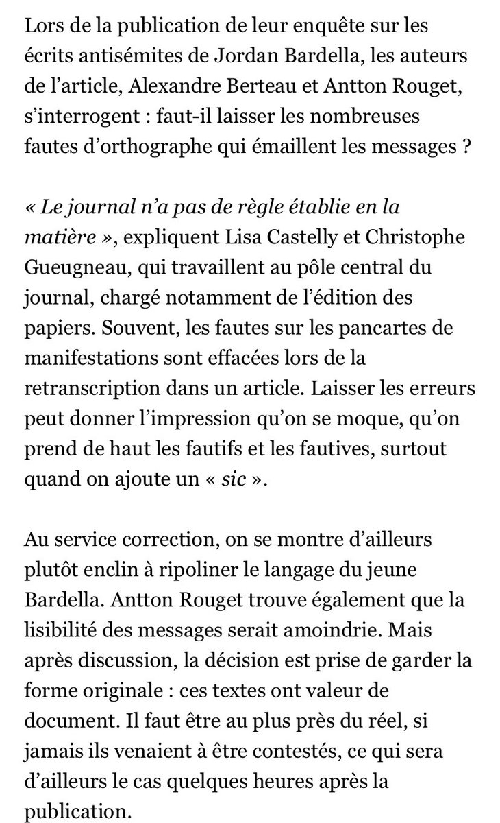 edwyplenel's tweet photo. Affaire Bardella : le lapsus révélateur. Parfois un simple détail s’ajoute aux multiples preuves dans nos enquêtes. C’est le cas avec une faute coutumière chez le président du RN : « chartre » au lieu de « charte »…
👉 https://t.co/uuahxTRvZo https://t.co/KkI8idrb1K