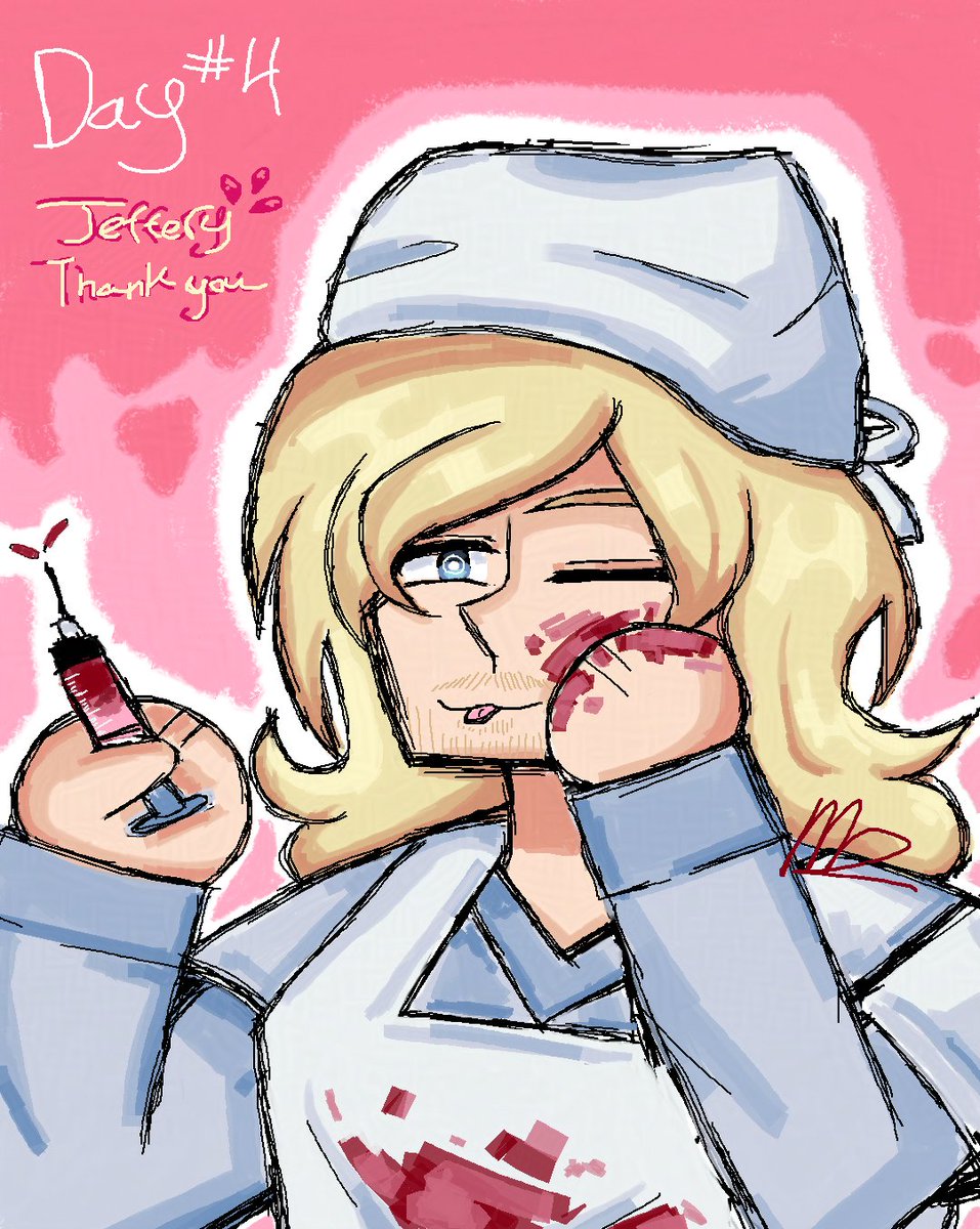 Mika123D's tweet photo. cw // syringe , blood

#gostober Day 4: Jeffery Thankyou ❤️💉

#jefferythankyou #ryangosling https://t.co/RZjETbuKlF