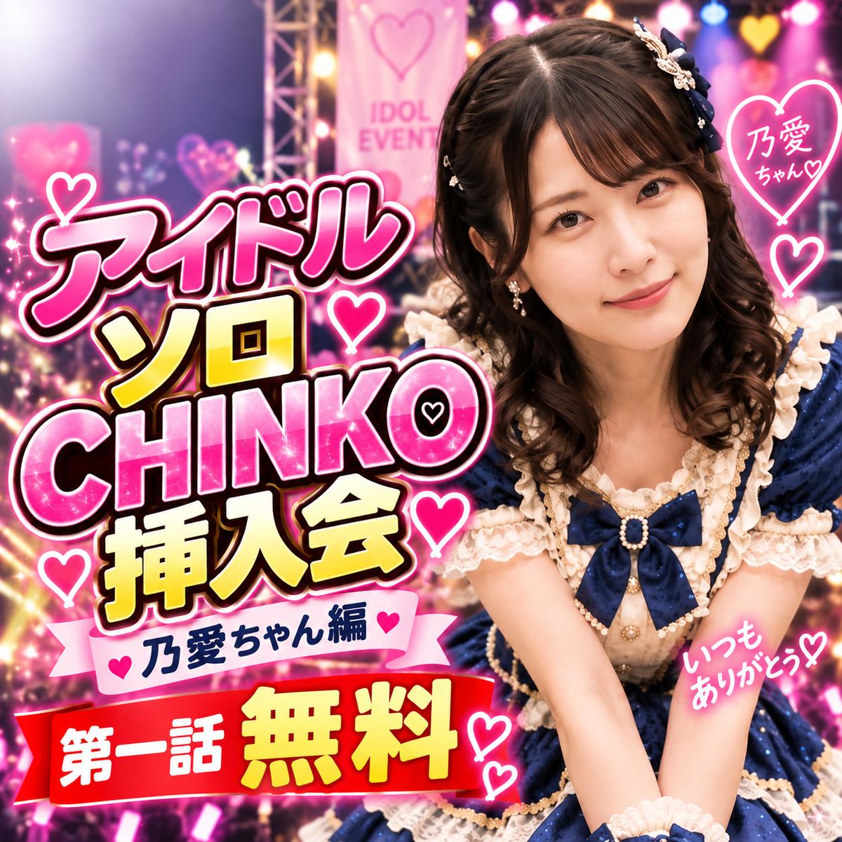 mousoueizouk's tweet photo. アイドル 「ソロCHINKO挿入会」第一話【乃愛ちゃん編】いつも応援してくれているファンのみなさんへ、
感謝の気持ちを込めて特別イベントを開催✨
ファンとの距離が近すぎる、まさかの「ソロCHINKO挿入会」！？
https://t.co/c3q7O4D4Q3 https://t.co/L23Heeljnu