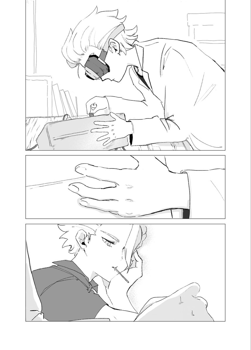 horusutaincq's tweet photo. ✖️+🚬
「幼さの残る貴方の手」(1/2)

(翻訳ミスがあったらゴメンなさい🙏💦
コマは右から左で読んでね！) https://t.co/4l3fvTiRhc