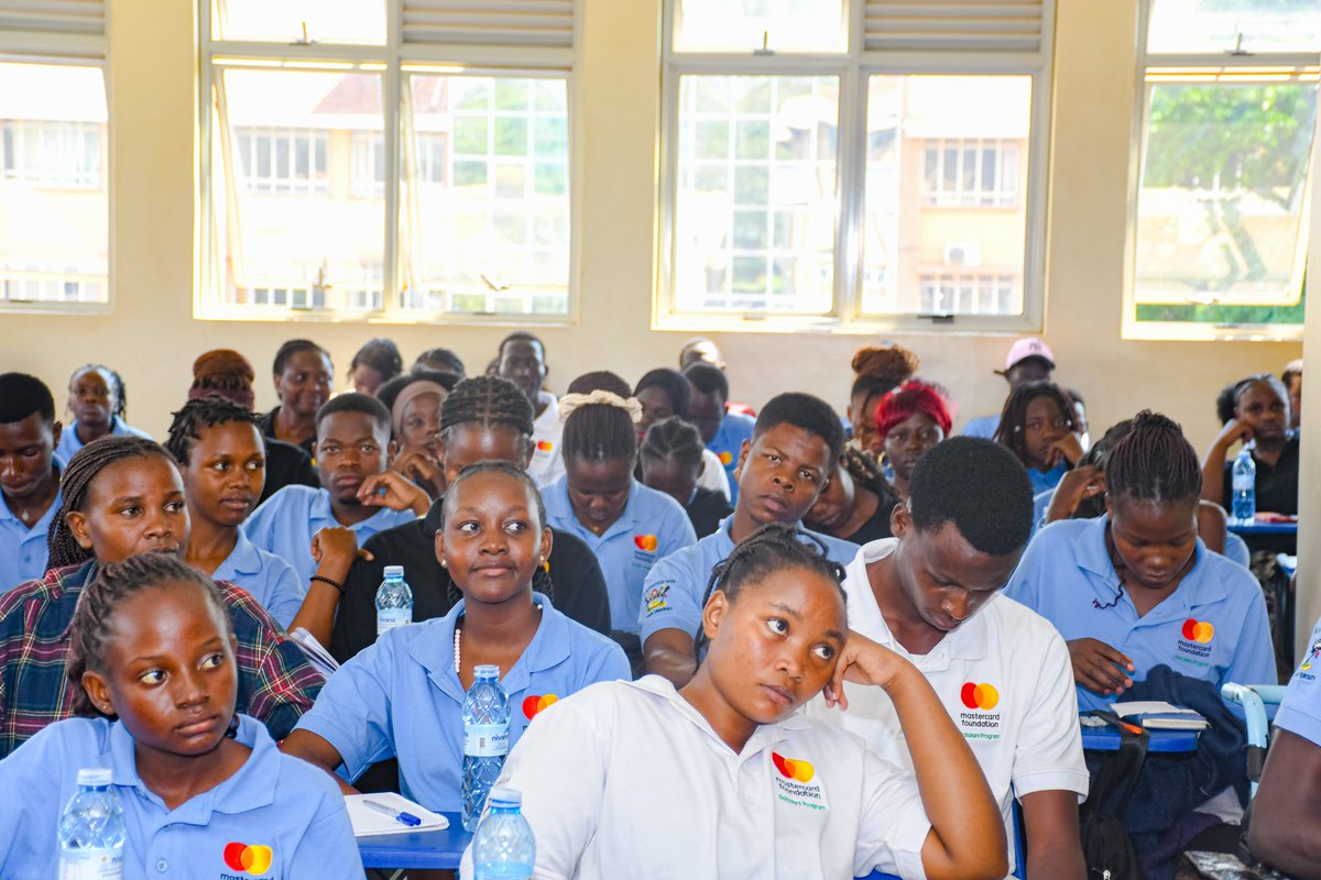 MCFMakerere's tweet photo. Speaking to Cohort 9 Scholars, our alumna Rosemary Adongo encouraged the students to think positively and be intentional about what they watch and listen to, noting that the content they consume can shape their mindset, choices and outlook on life. https://t.co/ItkHn4Pbs3